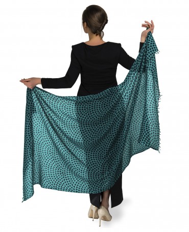 Палантин Женский W40-MOSAIQUE/EMERAUDE